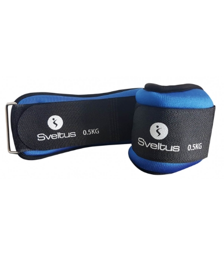 Imagem de Conjunto de pesos para pulsos e tornozelos 2 x 500g Sveltus