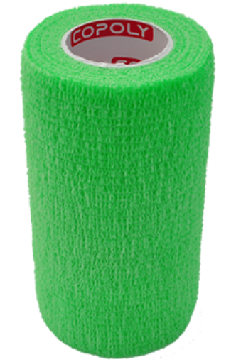 Imagem de Atadura elástica autoadesiva 10 cm - Verde Claro
