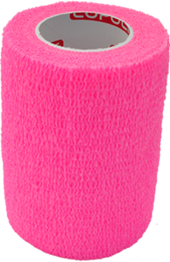 Imagem de Atadura elástica autoadesiva 7,5 cm - Rosa