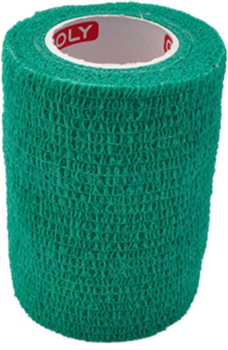 Imagem de Atadura elástica autoadesiva 7,5 cm - Verde