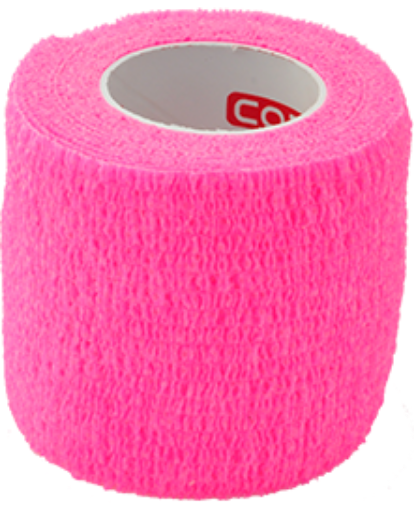 Imagem de Atadura elástica autoadesiva 5 cm - Rosa