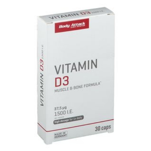 Imagem de Vitamina D3 - 30 cápsulas Body Attack
