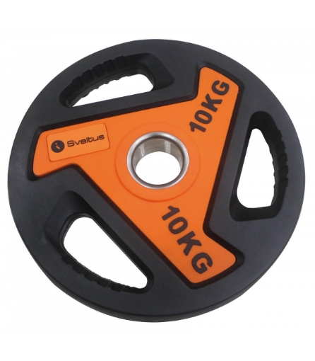 Imagem de Disco olímpico com pegas - 10 kg Sveltus