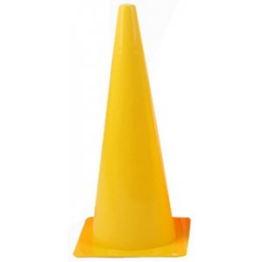 Imagem de Cone de treinamento de plástico 45cm - Amarelo 