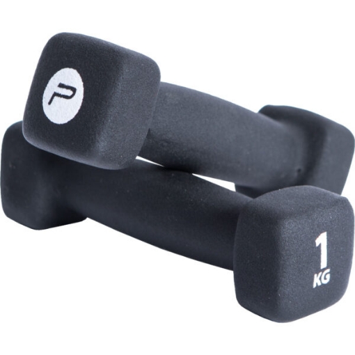 Imagem de CONJUNTO DE HALTERES DUMBELL NEOPRENE 2X1KG P2I