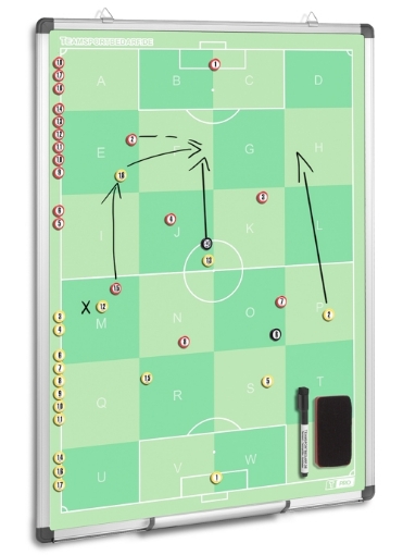 Imagem de TÁBUA DE TREINO TÁTICO COM 24 ZONAS 60 X 90 CM 
