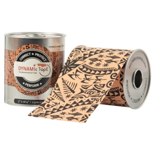 Imagem de DYNAMIC TAPE TATUAGEM PRETA 7.5cm x 5m