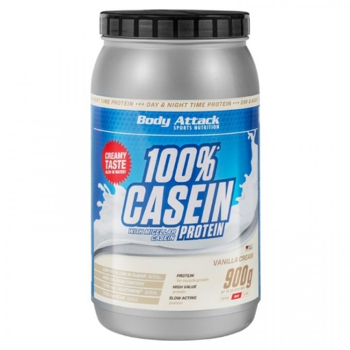Imagem de PROTEÍNA DE CASEÍNA 100% - 900G BAUNILHA BODY ATTACK