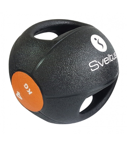 Imagem de BOLA MEDICINAL COM PEGAS 4 KG - SVELTUS
