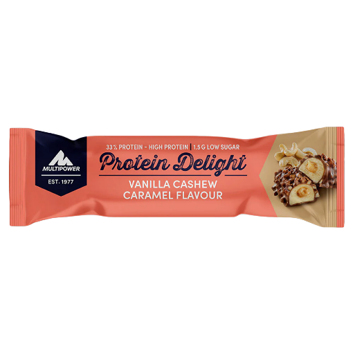 Imagem de Barra de Proteína Delight - 35g - Baunilha, Caju e Caramelo