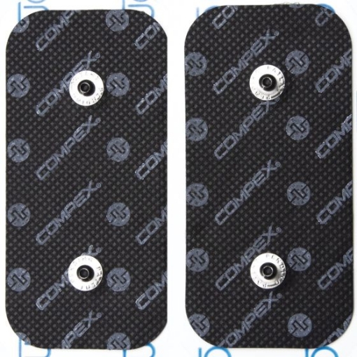 Imagem de Eletrodos Compex 5x10 cm com dois conectores