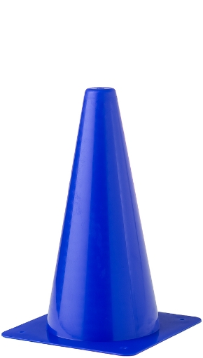 Imagem de Cone de Treinamento em Plástico 30cm - Azul 