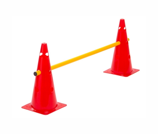 Imagem de Conjunto de cones de treinamento + Barra de PVC