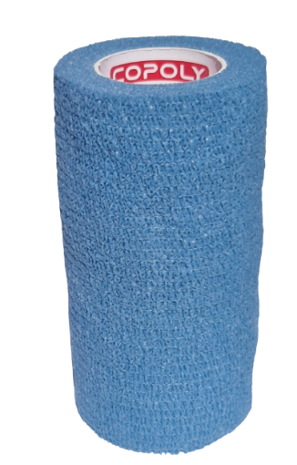 Imagem de Bandagem elástica autoadesiva 10 cm - Azul Azur