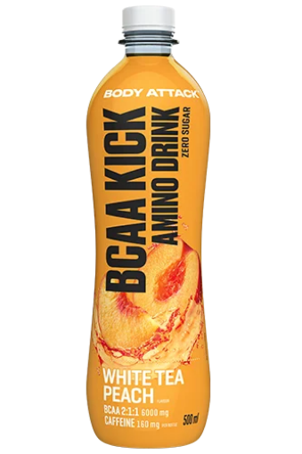 Imagem de BCAA KICK Chá Branco Pêssego - 500 ml Body Attack