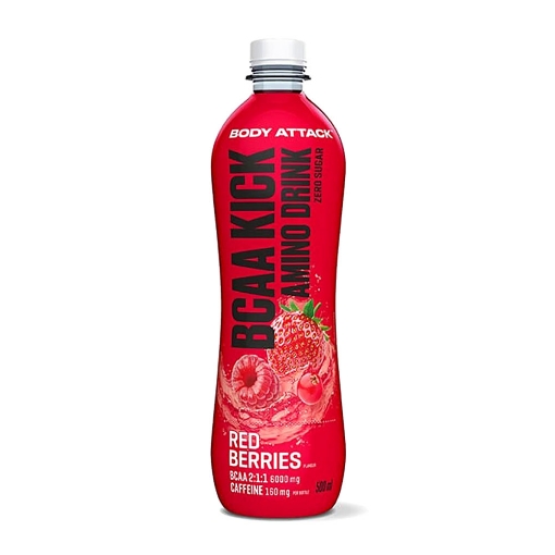 Imagem de BCAA KICK Bagas Vermelhas - 500 ml Body Attack