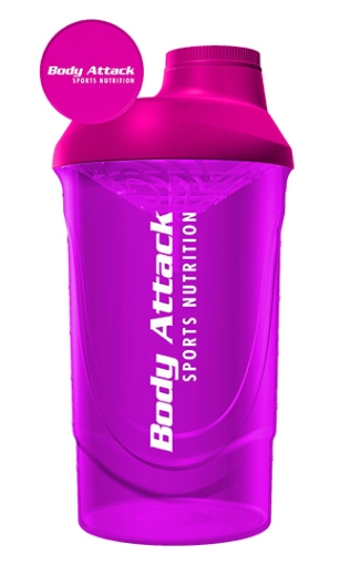 Imagem de SHAKER ROSA 600 ML BODY ATTACK
