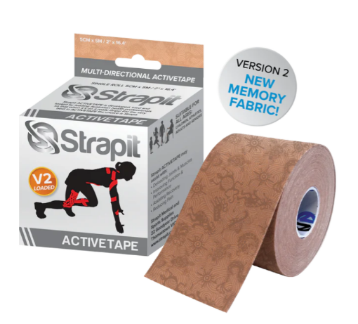 Imagem de Strapit ACTIVETAPE 5 cm x 5 m – Bege/Bege