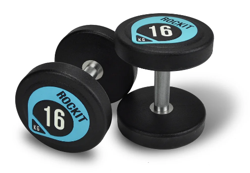 Imagem de Conjunto de 2 Halteres Redondos 20 kg - ROCKIT
