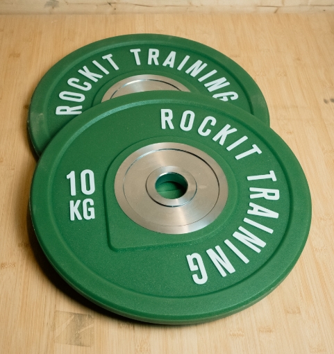 Imagem de CONJUNTO DE 2 DISCOS OLÍMPICOS 10KG - ROKIT