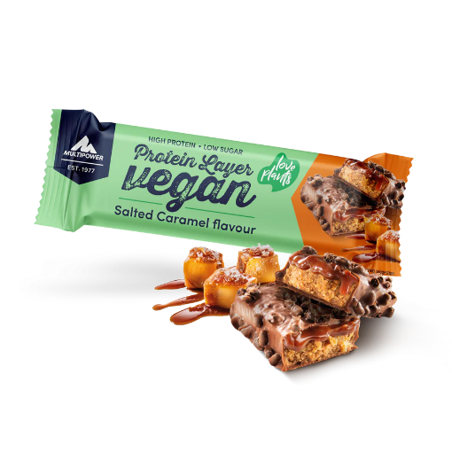 Imagem de Barra Proteica Camada Vegana 55g - Caramelo Salgado