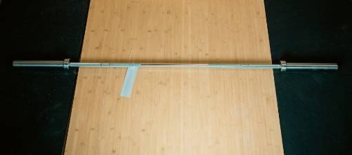 Imagem de BARRA OLÍMPICA PRATA E PRETA 200 CM