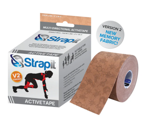 Imagem de Strapit ACTIVETAPE 7,5 cm x 5 m – Bege/Bege