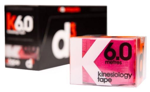 Imagem de K6.0 Fita Kinesiológica Rosa 5 cm x 6 m - d3Tape