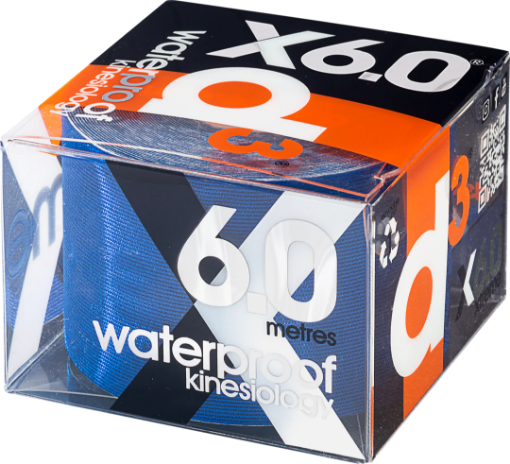 Imagem de X6.0 Fita Kinesiológica Xtreme Azul Royal 5 cm x 6 m - d3Tape