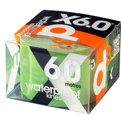 Imagem de X6.0 Fita Kinesiológica Xtreme Verde Lima 5 cm x 6 m - d3Tape