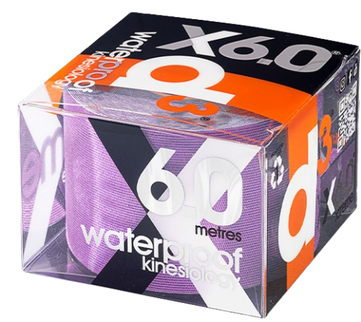 Imagem de X6.0 Fita Kinesiológica Xtreme Roxa 5 cm x 6 m - d3Tape