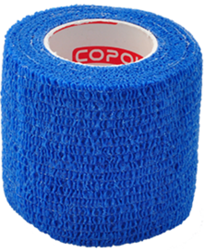 Imagem de Bandagem elástica autoadesiva 5 cm - Azul Claro