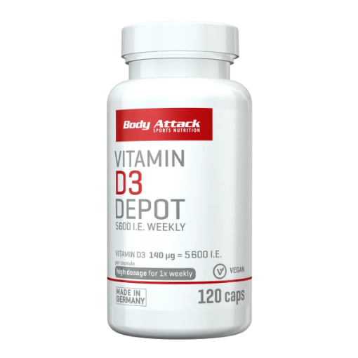 Imagem de Vitamina D3 Depot - 120 Cápsulas Body Attack
