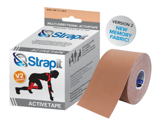 Imagem de Strapit ACTIVETAPE 7,5 cm x 5 m – Bege