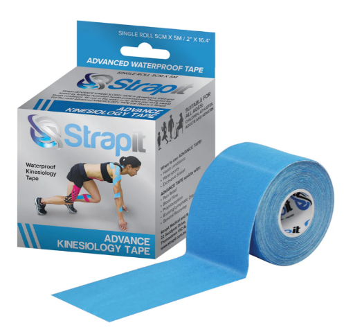 Imagem de Fita Kinesiológica Advance 5cm x 5m Azul – Strapit