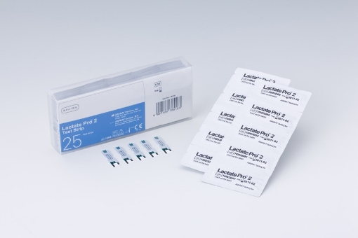 Imagem de Tiras de teste de ácido láctico para Lactate Pro 2 (25 unid.)
