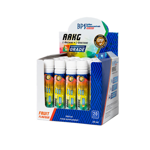 Imagem de AAKG (L-Arginina + L-Ornitina) Shot 20×25 ml