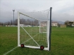 Imagem de Baliza de futebol móvel com rodas e tensão de rede 7,32 × 2,44 m com rede incluída — VI 5902