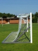 Imagem de Baliza de futebol móvel em alumínio 7,32 × 2,44 m — Estrutura dobrável com rede incluída — VI 5901
