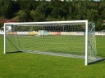 Imagem de Baliza de futebol móvel em alumínio 6 × 2 m — Estrutura dobrável com rede incluída — VI 5911