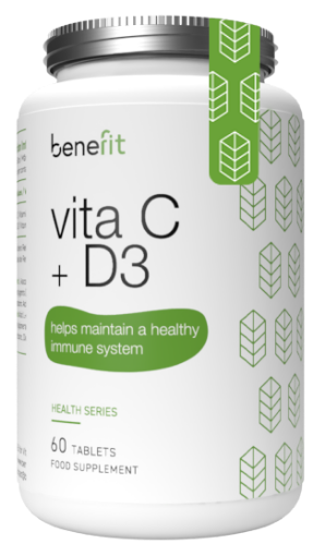 Imagem de Vitamina C + D3 - 60 comprimidos Benefit