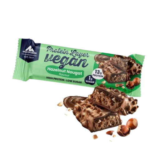 Imagem de Barra proteica vegana 55g - Nougat de avelã