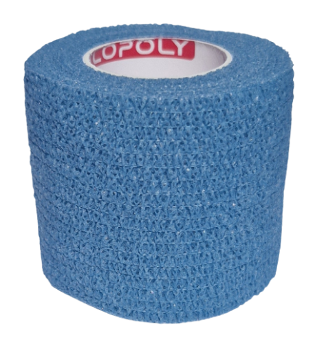 Imagem de Ligadura elástica autoaderente 5cm - Azul-céu