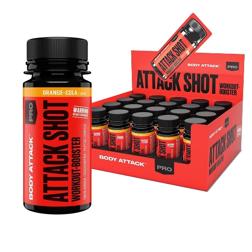 Imagem de ATTACK SHOTS 20 x 60 ml - Laranja/Cola