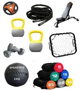 Imagem para a categoria Equipamentos e acessórios de fitness novos