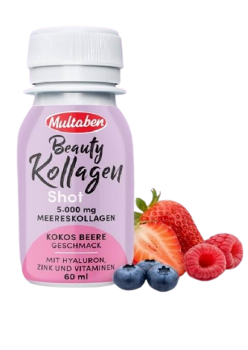 Imagem de Beauty Collagen Shot 60 ml Coco e Frutos Silvestres - Multaben