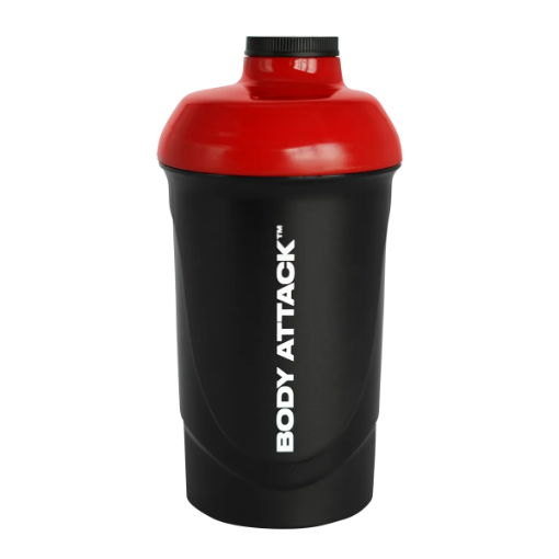 Imagem de SHAKER PRETO/VERMELHO 600 ML BODY ATTACK